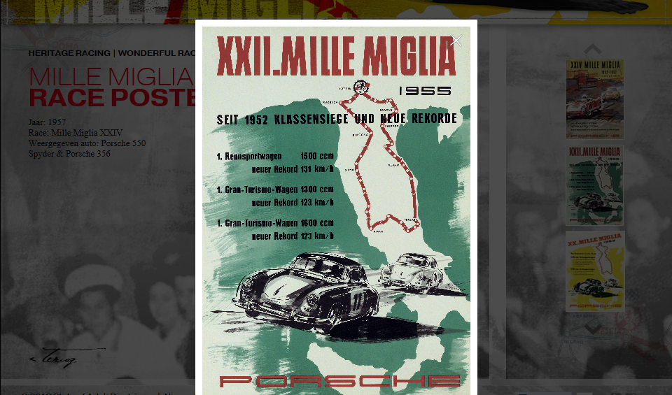  Mille Miglia  - the best Plakate by AUTOMENIA 2013 